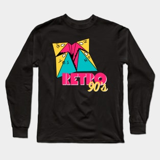 Retro 90’s Style Fashion and Decor Long Sleeve T-Shirt